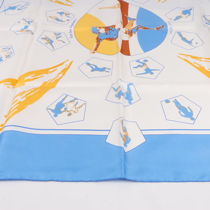 Hermès Carré 90 " Vivs Les champions!" 100% Silk Scarf