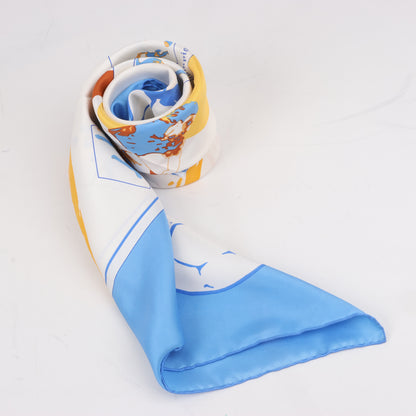 Hermès Carré 90 " Vivs Les champions!" 100% Silk Scarf