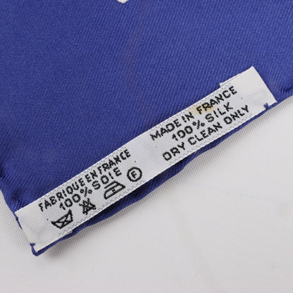 Hermès Carré 90 "LES BECANES" 100% Silk Scarf
