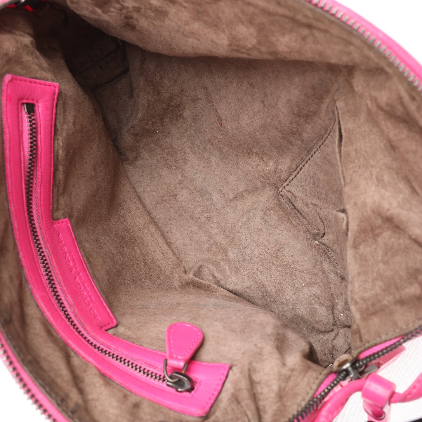 Bottega Veneta Intrecciato Nodini Umhängetasche in Rosa