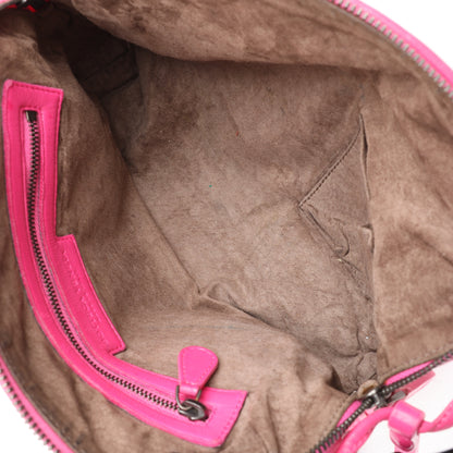 Bottega Veneta Intrecciato Nodini Umhängetasche in Rosa