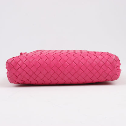 Bottega Veneta Intrecciato Nodini Umhängetasche in Rosa