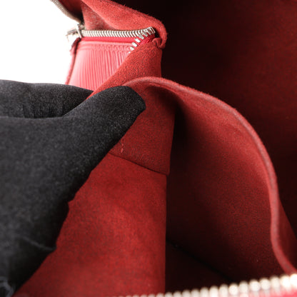 Louis Vuitton Epi Leather Alma Handbag in Deep Red M4030M