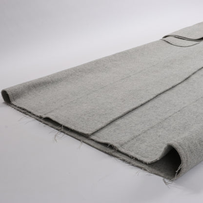 Helmut Lang Double-Face Wool Coat in Grey, Size XS