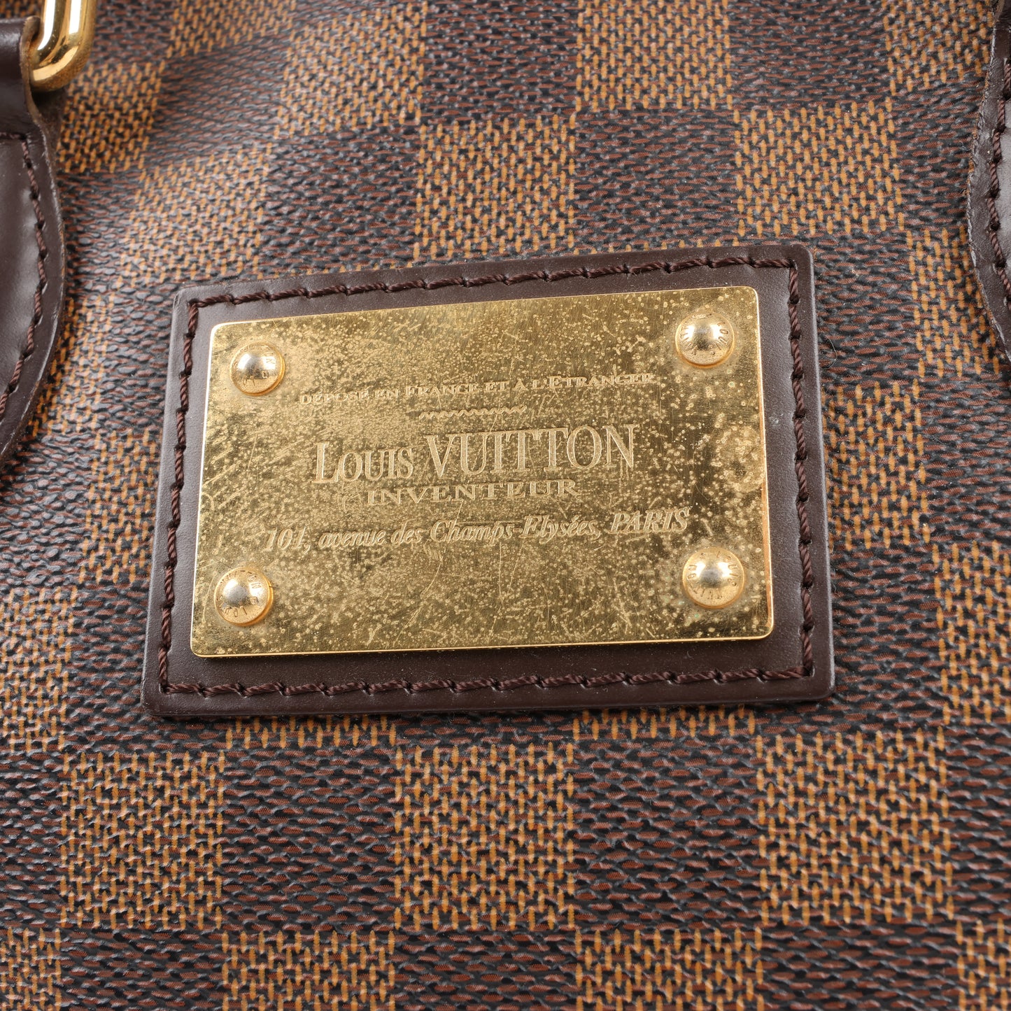 Louis Vuitton Damier Ebene Hampstead PM Handbag N51205