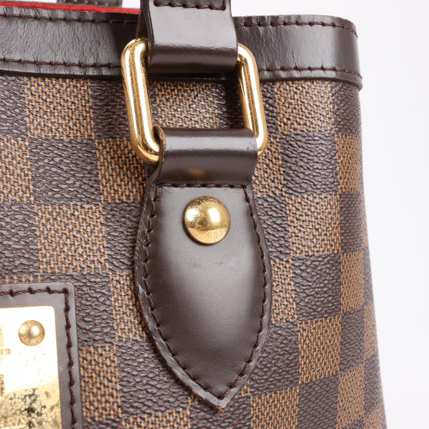 Louis Vuitton Damier Ebene Hampstead PM Handbag N51205