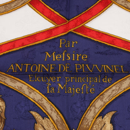 Hermès Carré 90 " L’INSTRVCTION DV ROY" 100% Silk Scarf