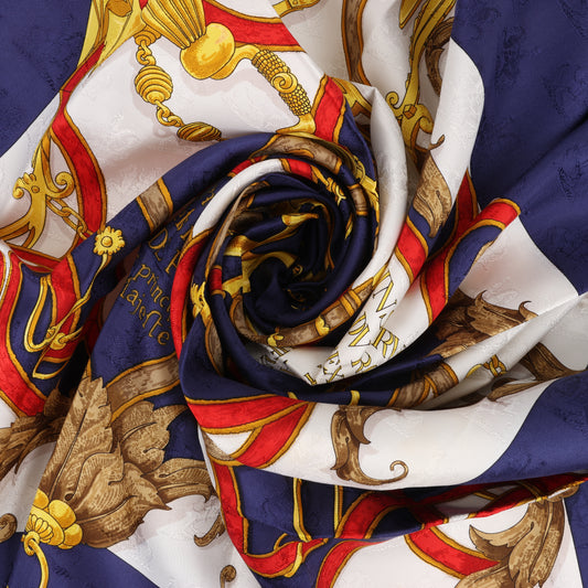 Hermès Carré 90 " L’INSTRVCTION DV ROY" 100% Silk Scarf