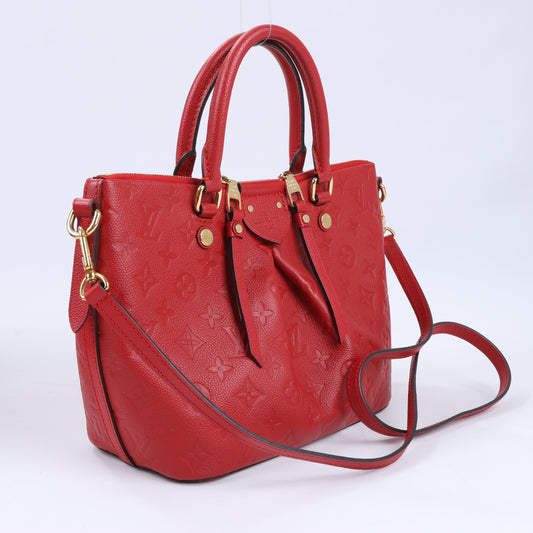 Louis Vuitton Monogram Empreinte Mazarine PM Handtasche in Kirsche M50638