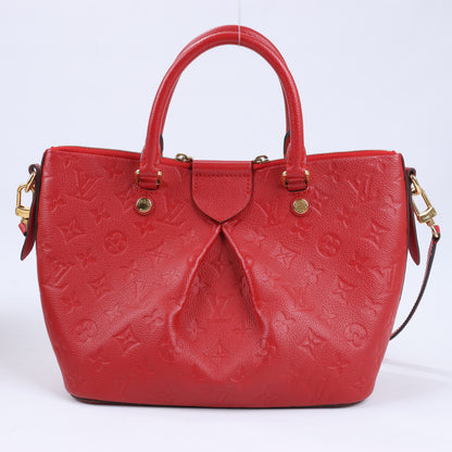 Louis Vuitton Monogram Empreinte Mazarine PM Handtasche in Kirsche M50638
