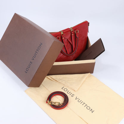 Louis Vuitton Monogram Empreinte Mazarine PM Handtasche in Kirsche M50638