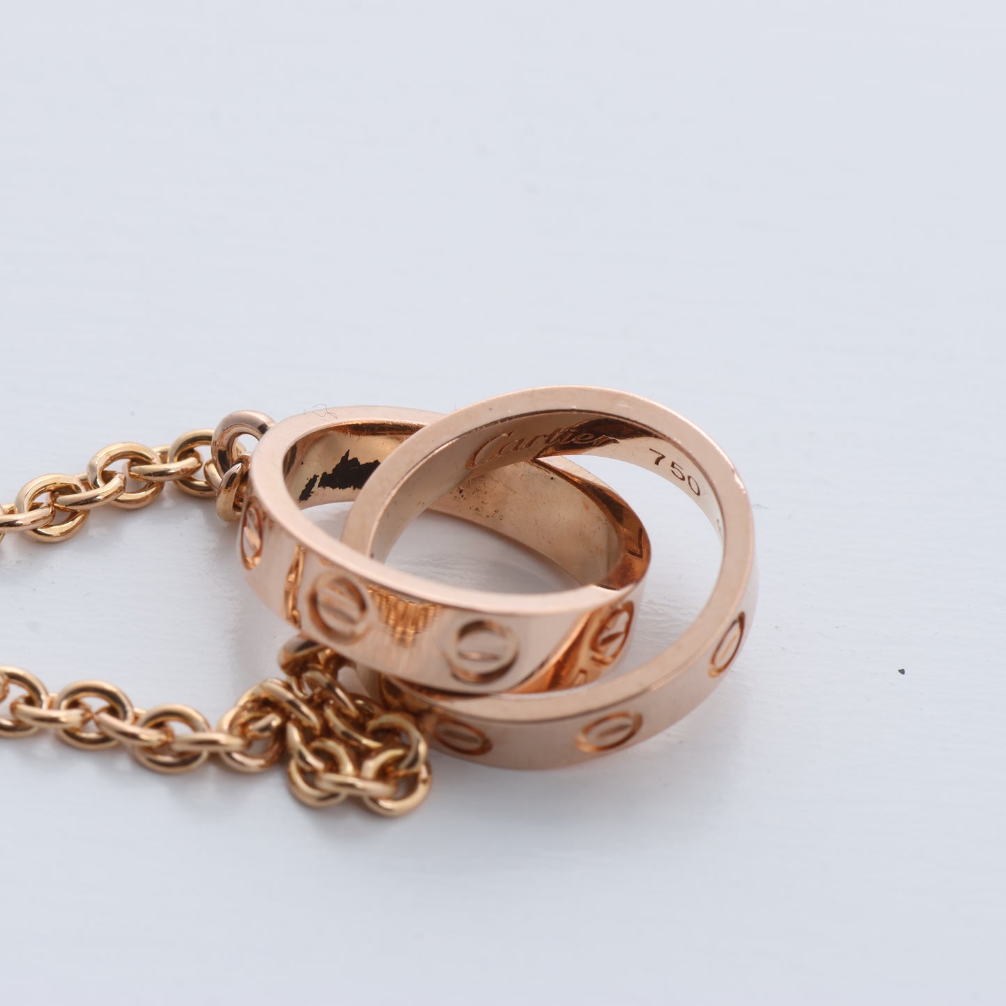 Cartier Baby Love Necklace 750(PG) 6.3 g