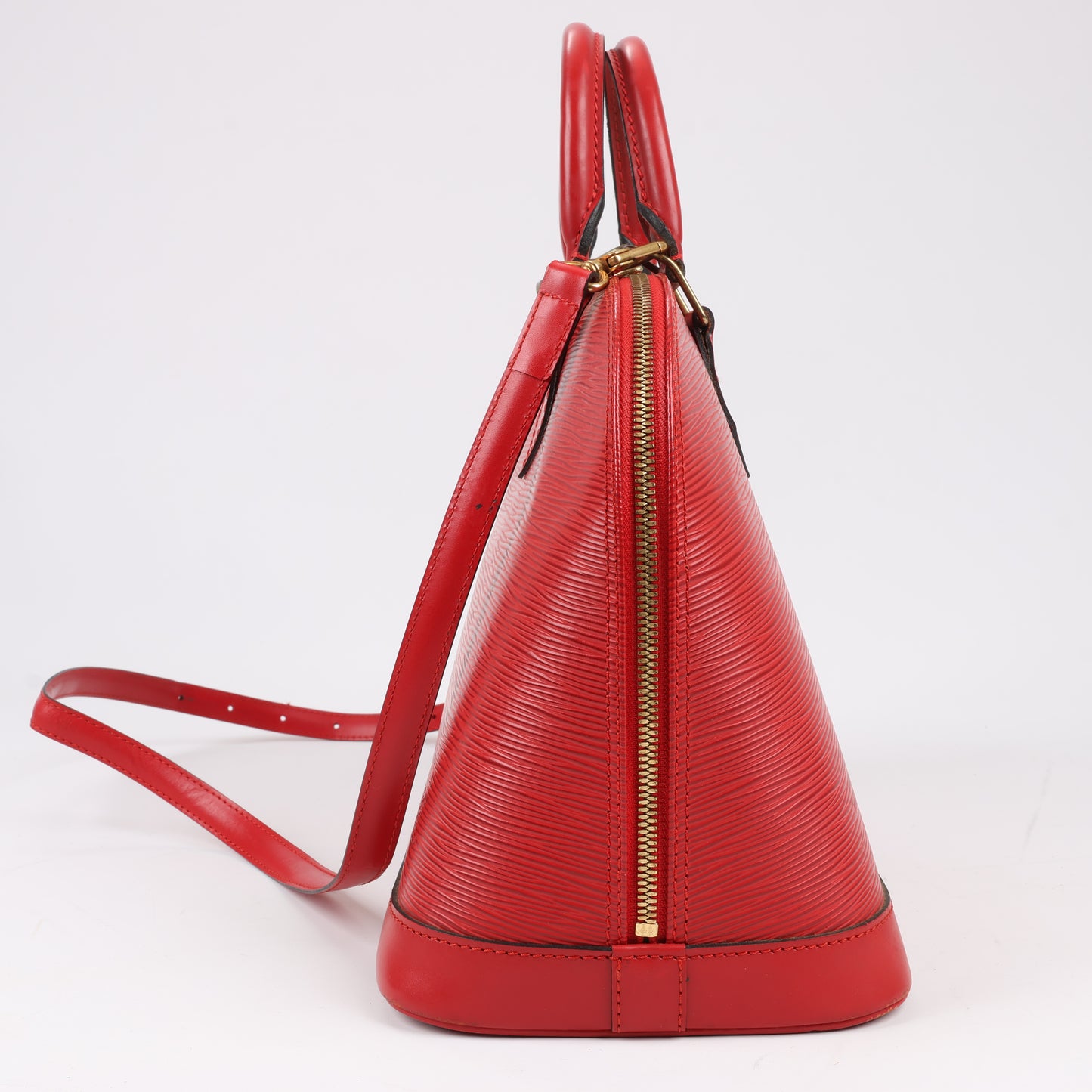 Louis Vuitton Epi Leather Alma PM Handbag in Red M52147