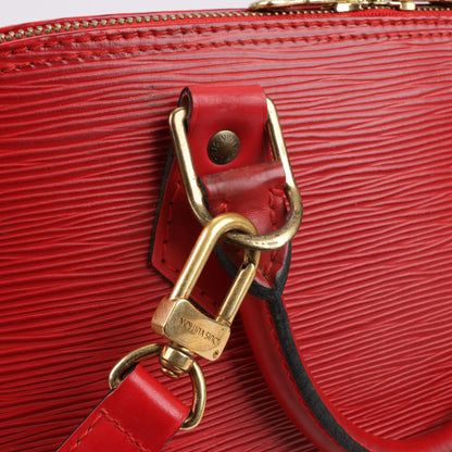 Louis Vuitton Epi Leather Alma PM Handbag in Red M52147
