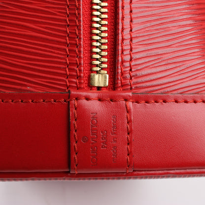 Louis Vuitton Epi Leather Alma PM Handbag in Red M52147