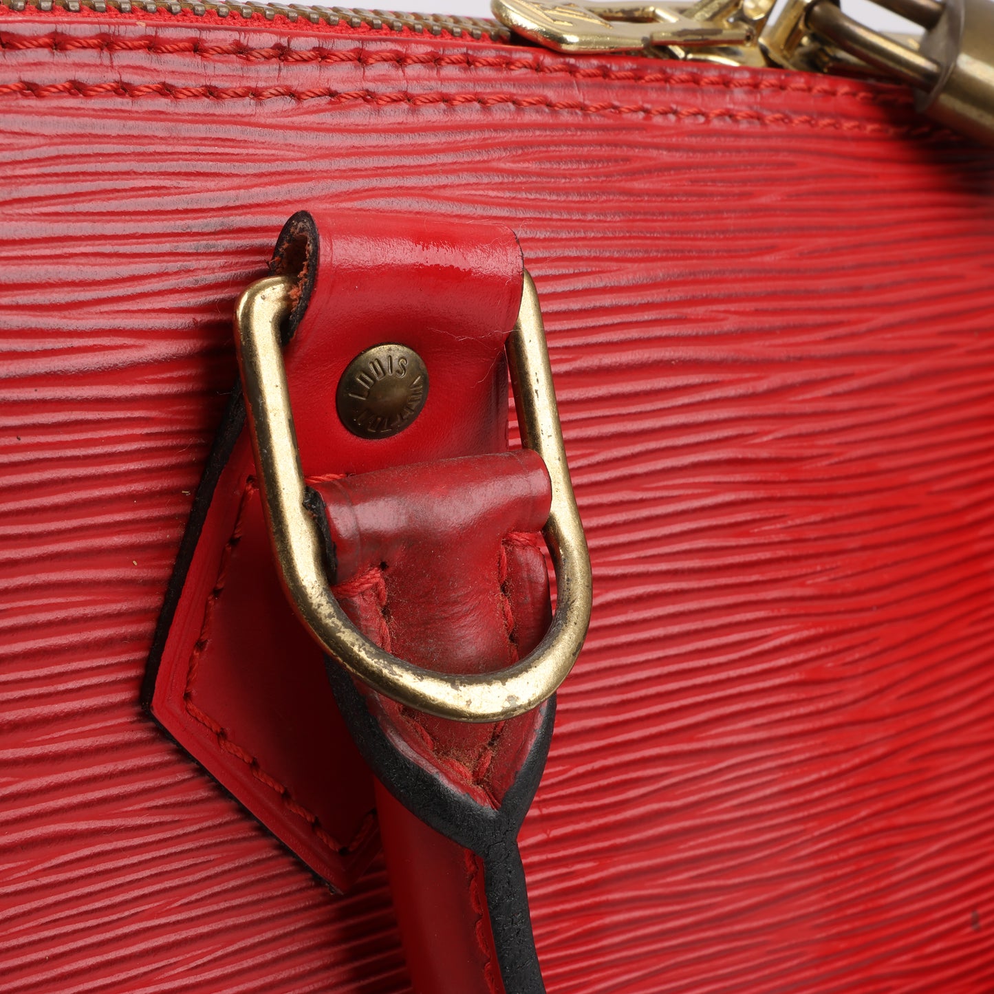 Louis Vuitton Epi Leather Alma PM Handbag in Red M52147