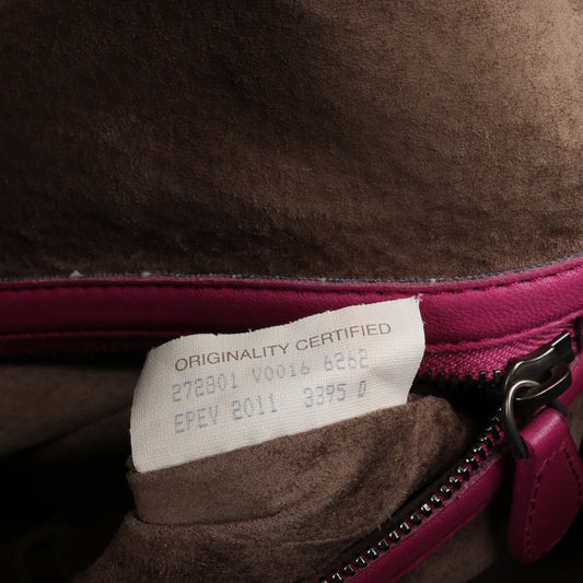 BOTTEGA VENETA Intrecciato Leather Handbag in Pink
