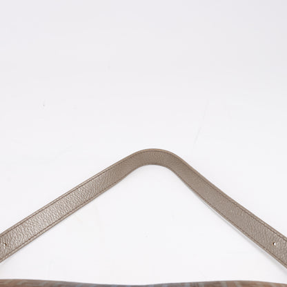 Sac à bandoulière FENDI Zucchino Mamma Baguette en toile et cuir marron 8BR001