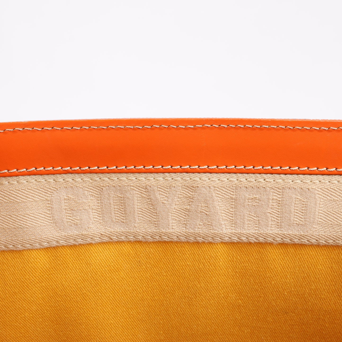 Goyard Saigon GM PVC & Leather Handbag in Orange
