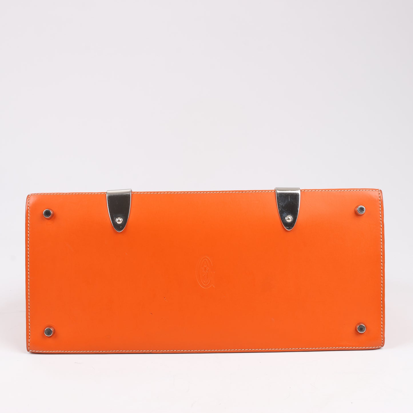 Goyard Saigon GM PVC & Leather Handbag in Orange