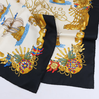 Hermes Carré 90 "VOILES DE LUMIERE" 100% Silk Scarf