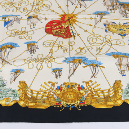 Hermes Carré 90 "VOILES DE LUMIERE" 100% Silk Scarf