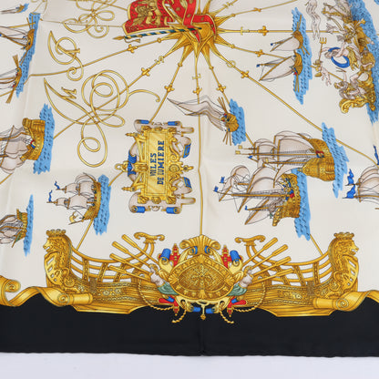 Hermes Carré 90 "VOILES DE LUMIERE" 100% Silk Scarf