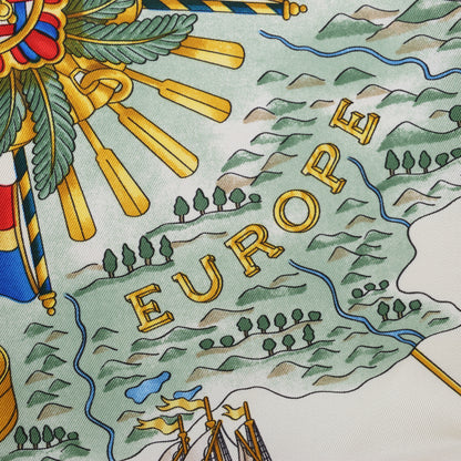 Hermes Carré 90 "VOILES DE LUMIERE" 100% Silk Scarf