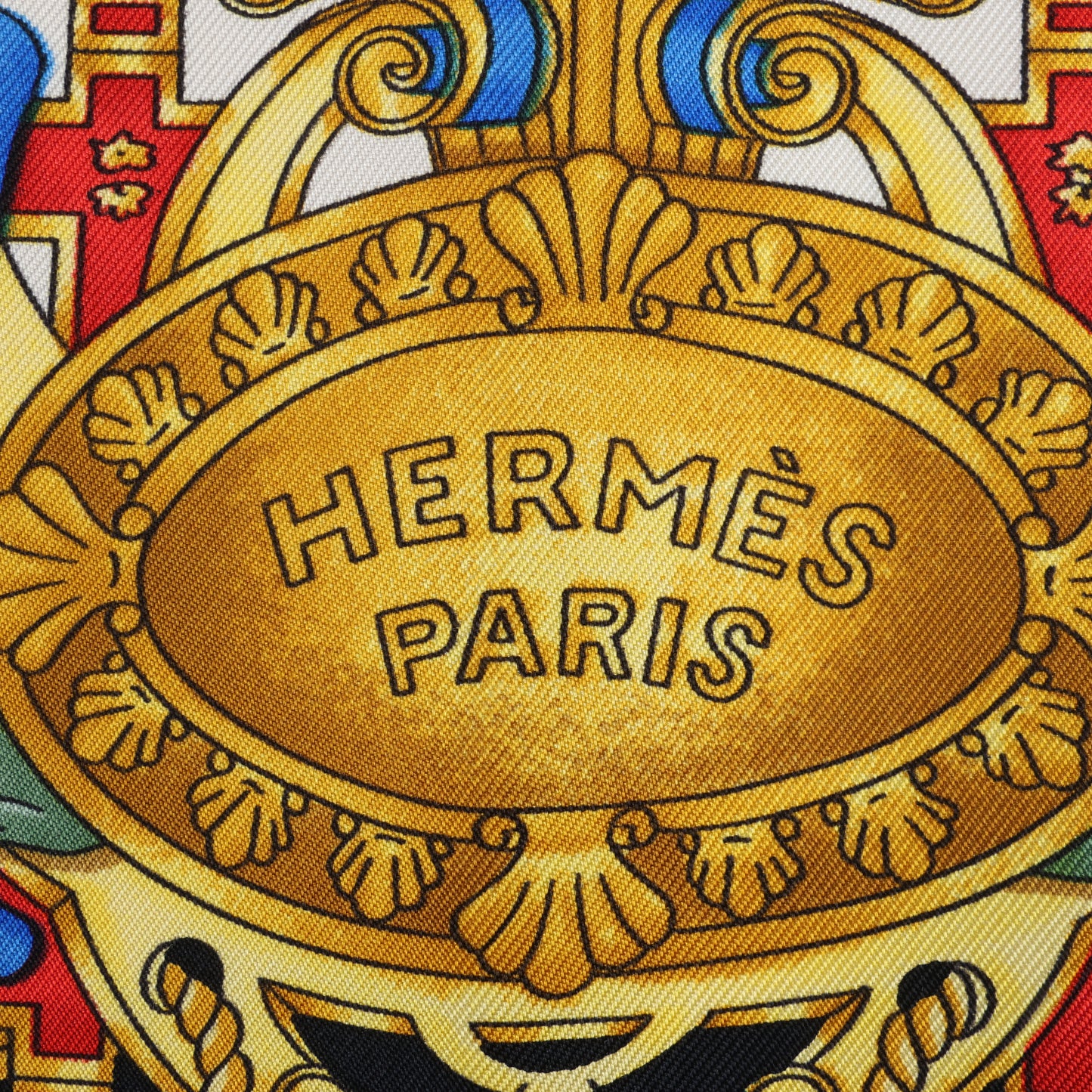 Hermes Carré 90 "VOILES DE LUMIERE" 100% Silk Scarf