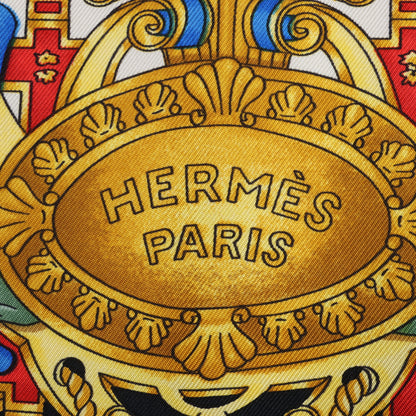 Hermes Carré 90 "VOILES DE LUMIERE" 100% Silk Scarf