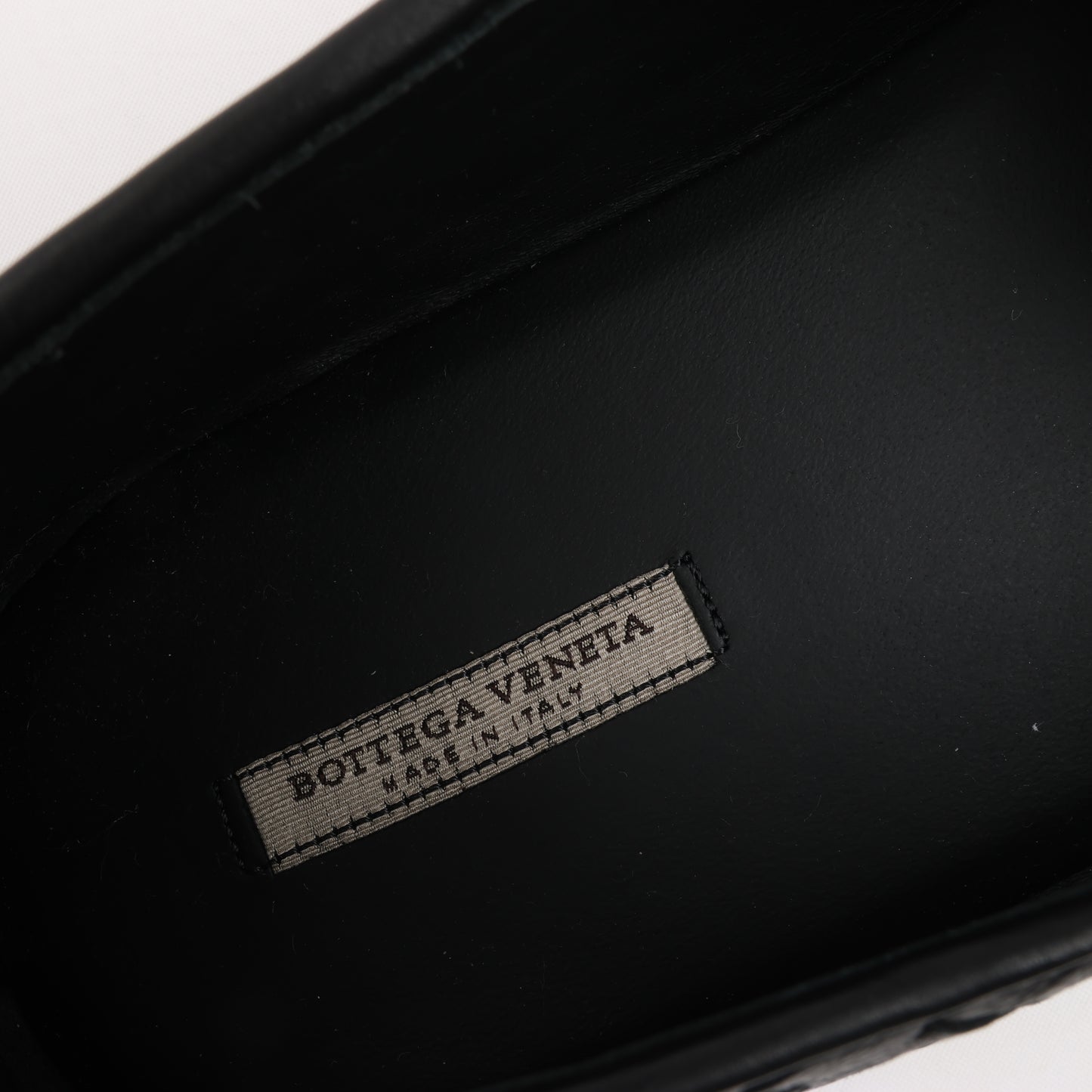 Bottega Veneta Intrecciato Leather Loafer in Black, Size 41 EU
