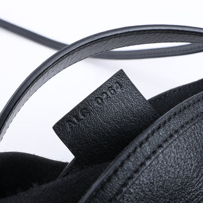 Givenchy „Voyeux“ 2-Wege-Umhängetasche aus schwarzem Leder