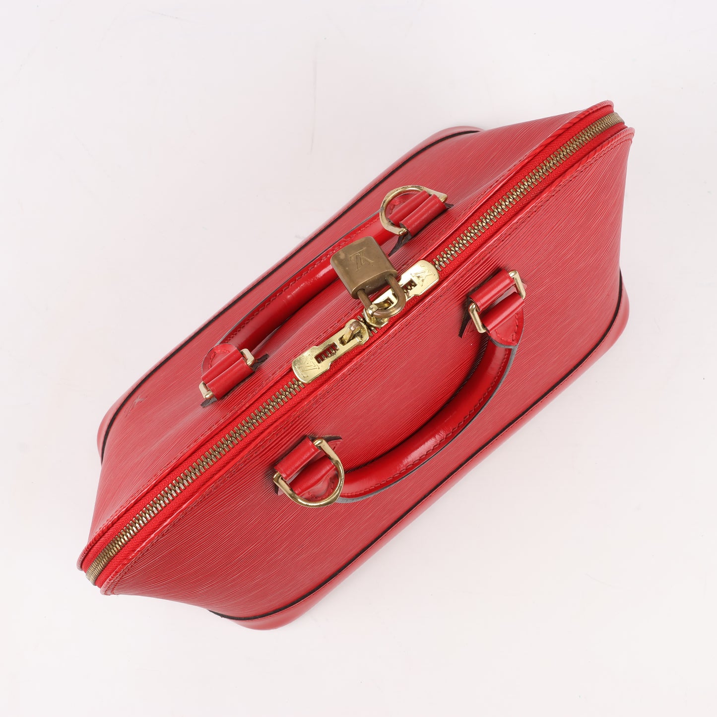 Louis Vuitton Alma PM Handtasche aus Epi-Leder in Rot