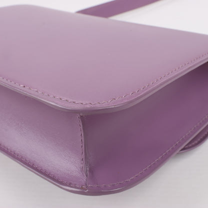 Saint Laurent Paris Carre Schultertasche aus Leder in Lila