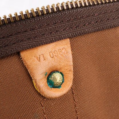 Louis Vuitton Monogram Canvas Keepall Bandoulière 55 Travel Bag M41414