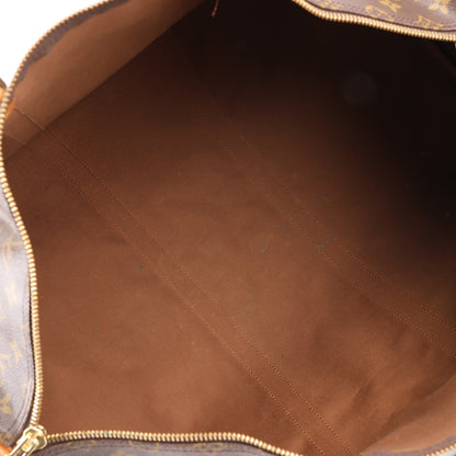Louis Vuitton Monogram Canvas Keepall Bandoulière 55 Travel Bag M41414