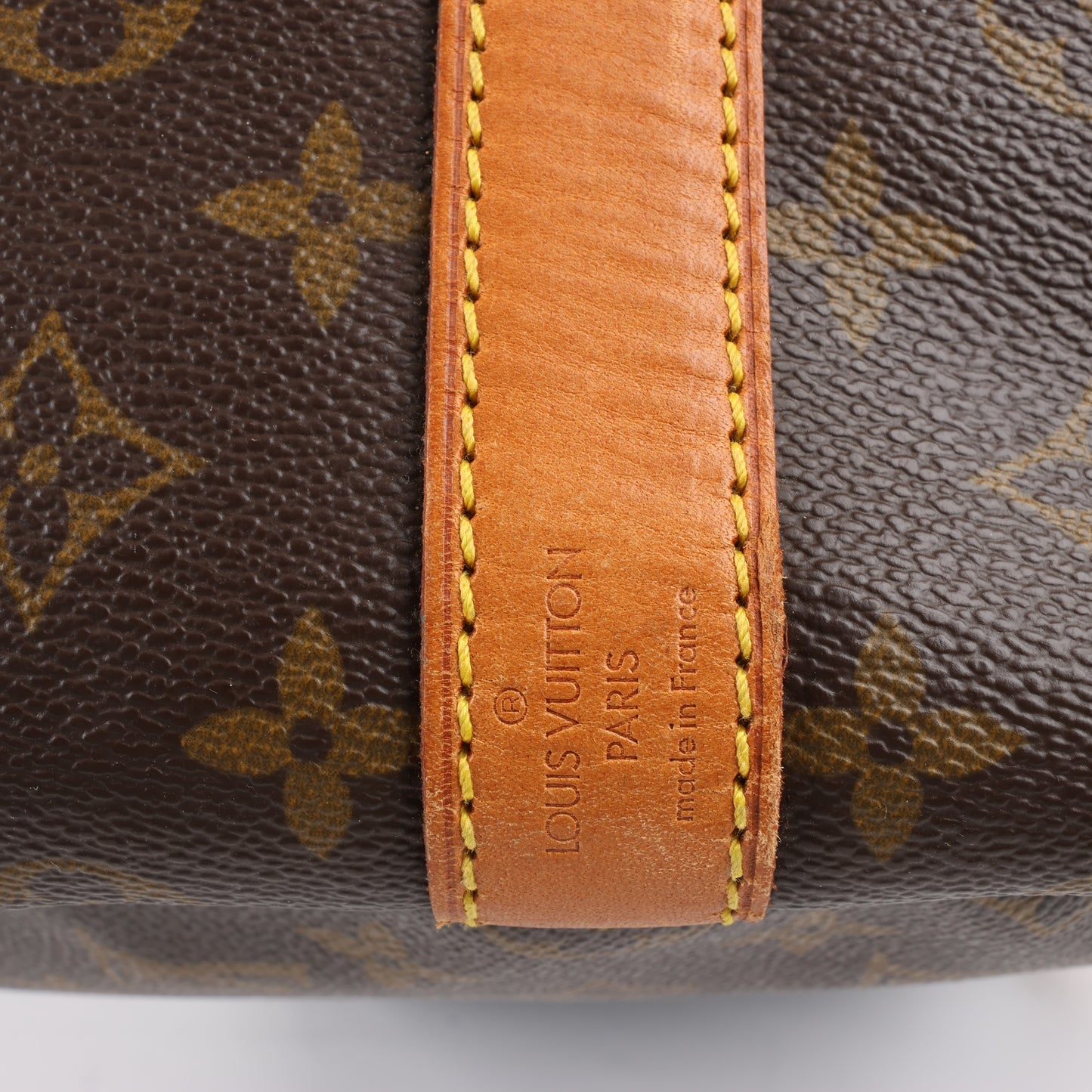 Louis Vuitton Monogram Canvas Keepall Bandoulière 55 Travel Bag M41414