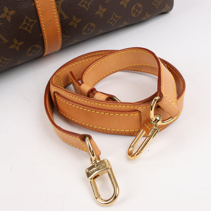 Louis Vuitton Monogram Canvas Keepall Bandoulière 55 Travel Bag M41414