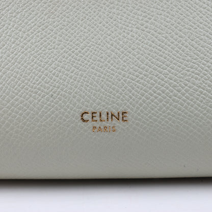 CELINE Gürteltasche aus genarbtem Kalbsleder Nano 2Way Handtasche in Mint