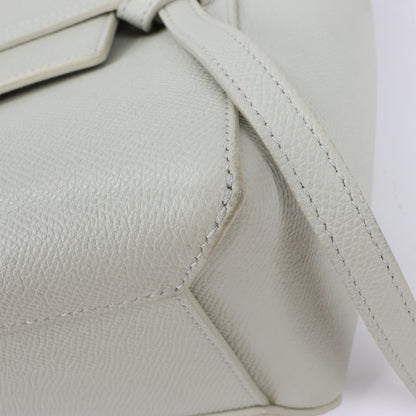 CELINE Gürteltasche aus genarbtem Kalbsleder Nano 2Way Handtasche in Mint