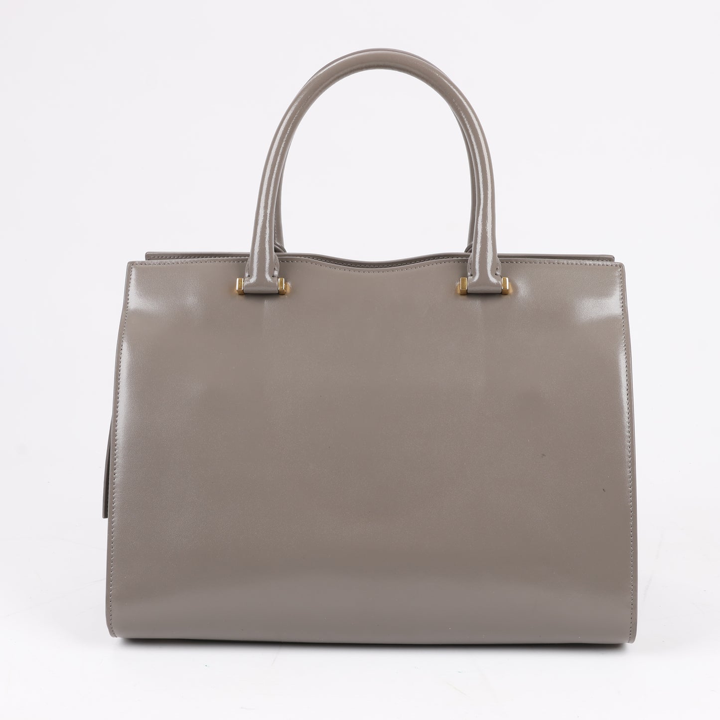 Saint Laurent Paris Uptown Lederhandtasche in Grau 557653
