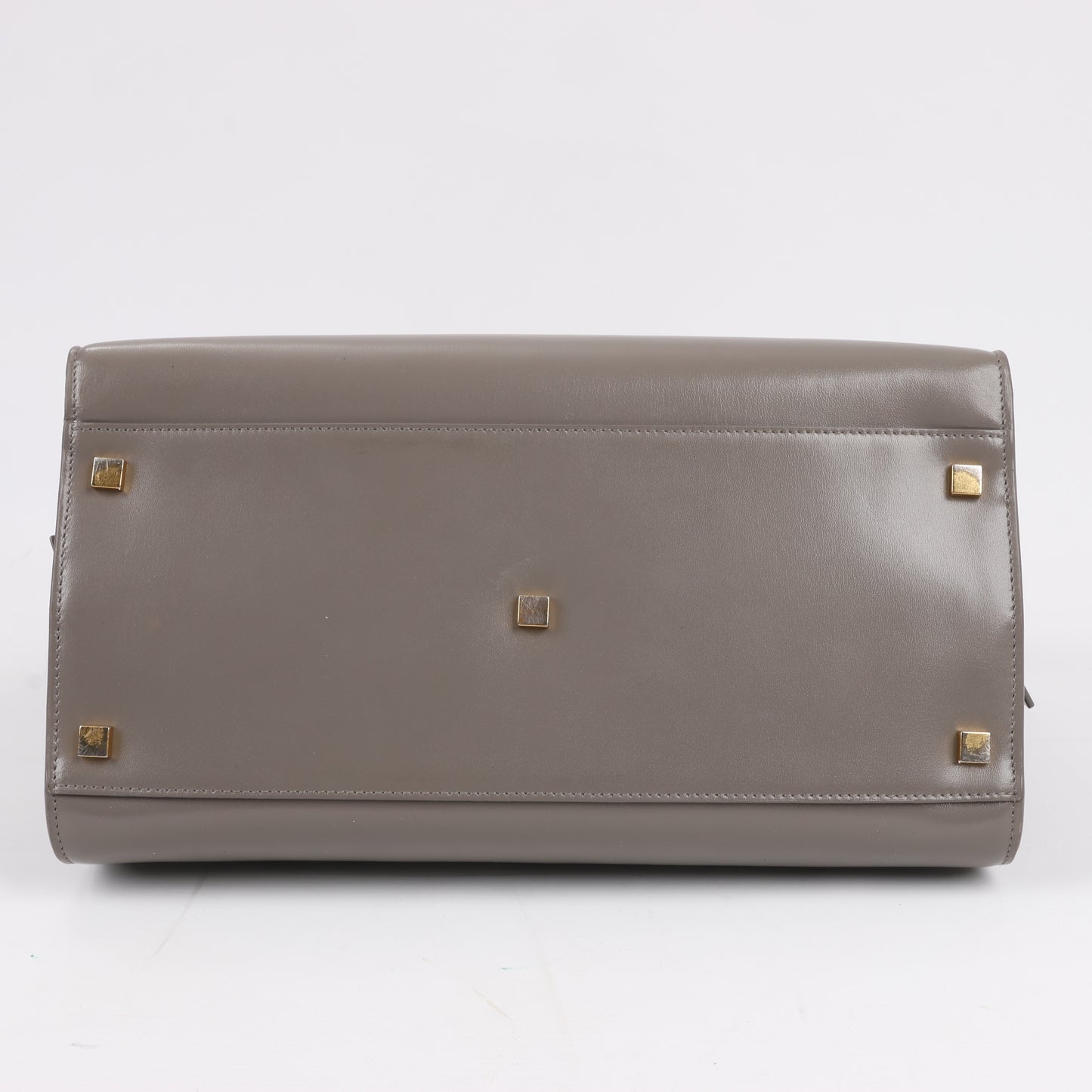 Saint Laurent Paris Uptown Lederhandtasche in Grau 557653