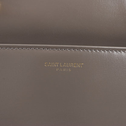 Saint Laurent Paris Uptown Lederhandtasche in Grau 557653