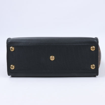 Louis Vuitton Monogram On My Side Handtasche in Marineblau und Kamel M53823