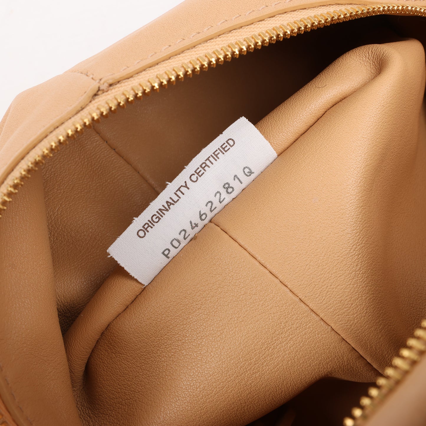 Mini sac à main BOTTEGA VENETA à double nœud beige