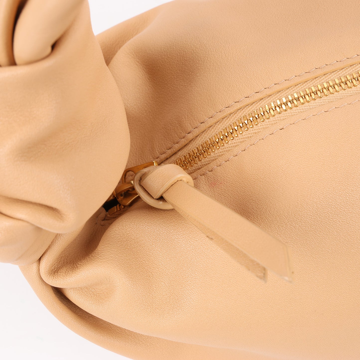 Mini sac à main BOTTEGA VENETA à double nœud beige
