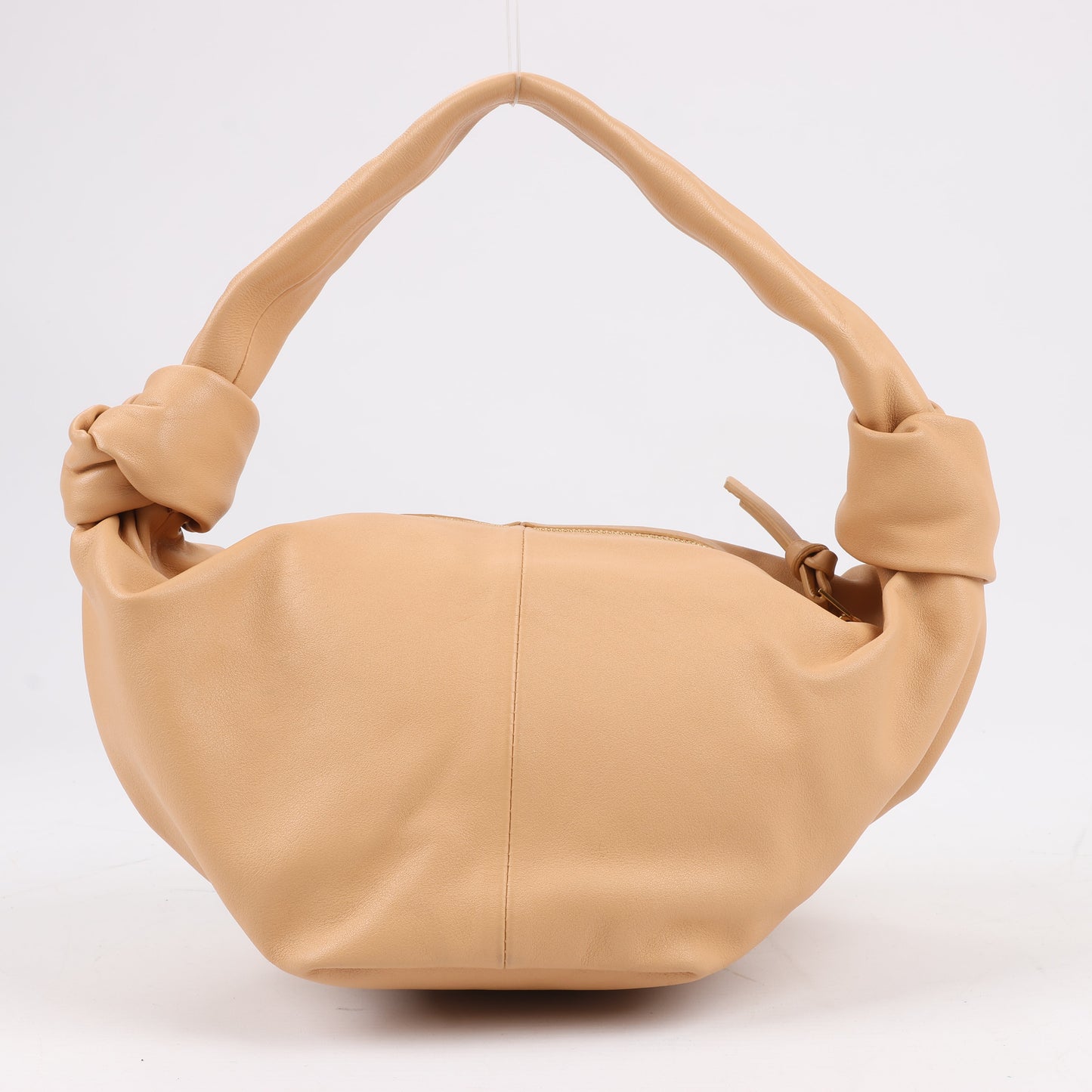 Mini sac à main BOTTEGA VENETA à double nœud beige