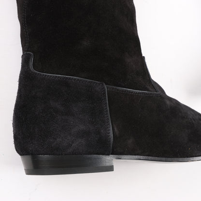 Celine Chat Botté Over-The-Knee Flat Boot in Suede Calfskin in Size 38 RM0220
