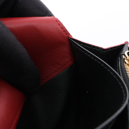 Cartier Garland Doo Cartier Lange Lederbrieftasche in Burgunderrot