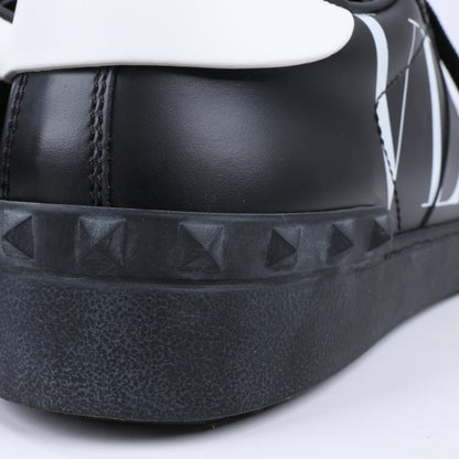 Baskets VLTN Valentino Garavani en cuir noir et blanc, pointure 42